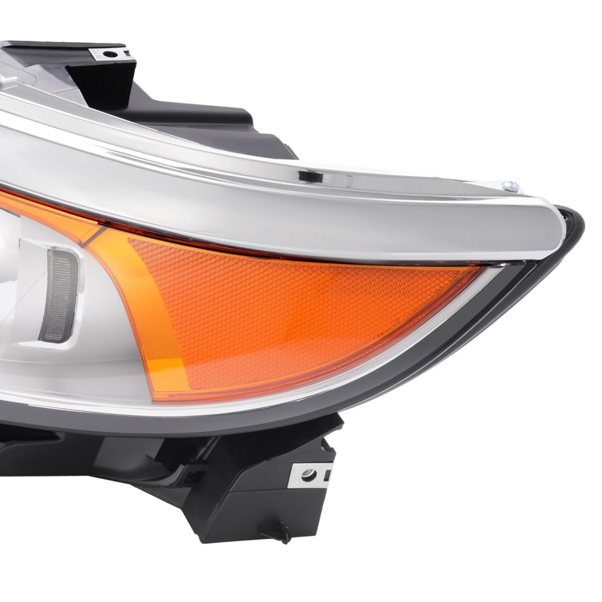 Left Headlight For 2011 2014d Edge Driver Side Halogen Headlamp With Bulb Clear Lens Chrome Housing Replacement For Fo2502291