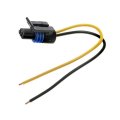 Ambient Air Temperature Sensor Connector For Shelby Series 1999 Black Male Straight End 1 Type 2 Wire Pressure Contact 