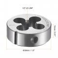 Round Threading Dies 1 2 -20 Unf Alloy Tool Steel Machine Thread Repair Hand