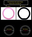 Soft Candy Color Car Steering Wheel Covers Fuzzy Plush For Women Pink Accessories 15 Inch Hot