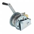Winch Hand Crank 1200 Lbs With 32ft Wire Cable Hook Fits Boat Trailer Or Atv 
