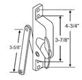 Stb Jalousie Window Operator Non-handed Aluminum 3-5 8 Arm For Pan Am Windows 