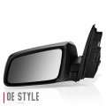 Gm1320413 Factory Style Driver Left Side Mirror Manual Folding Power Adjust Compatible With Pontiac G8 08-09 Polished Chrome