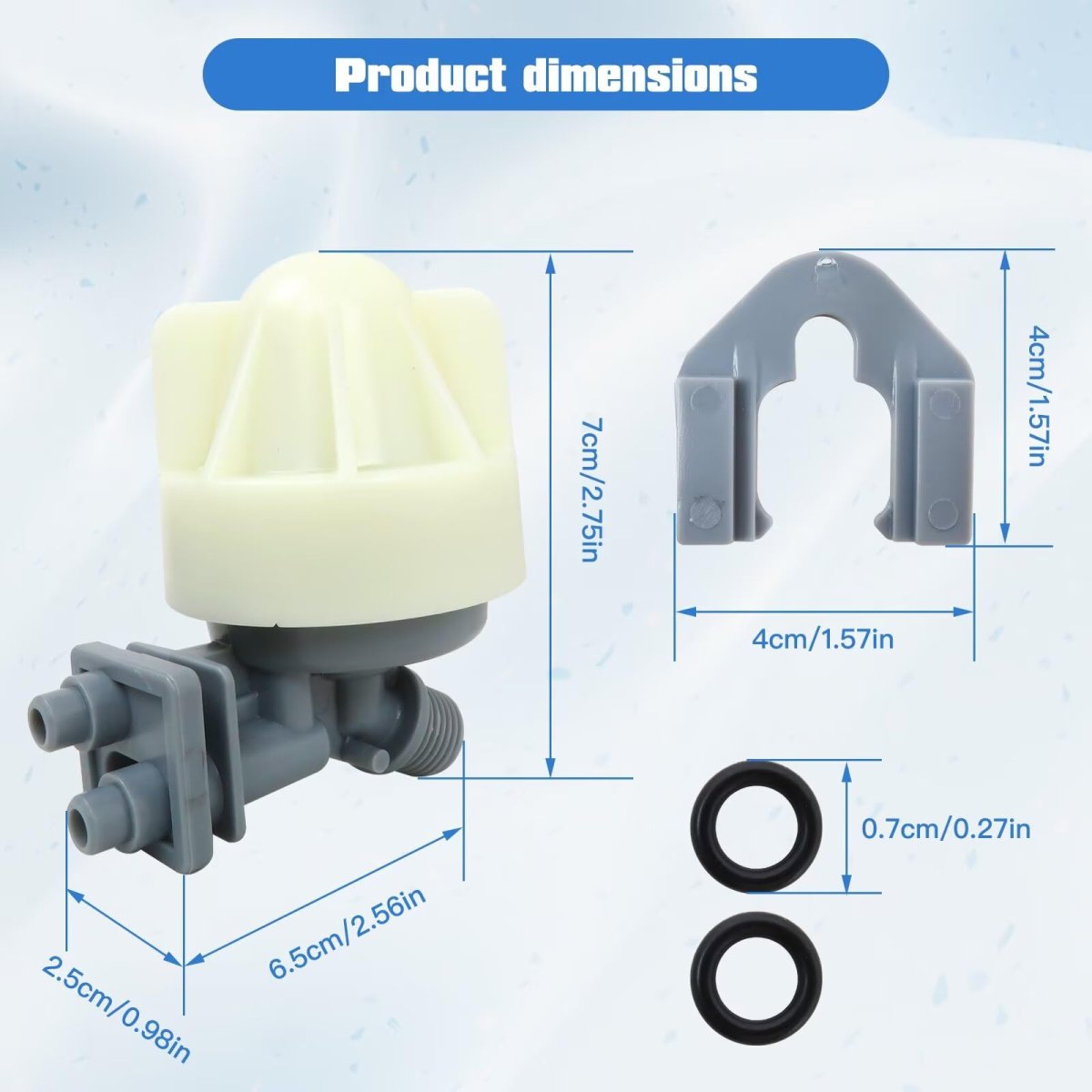 7187065 Water Softener Nozzle And Venturi Assembly Fit For Whirlpool Whes18 Whes3t Whes33 Whes30 Whes40 Whes44 Whes48 Pro