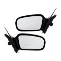 Door Mirror Driver And Passenger Side Pair For Chevy Cavalier 1995 2005 Manual Remote Glass Non Folding Heated Paintable Coupe 