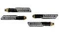 4x Naked Turn Signal Oz-usa Led Blinker Dual Sport Motorcycle Dirt Bike Light Street Fighter Zl 
