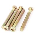 M8 X 70mm Threaded 1 25mm Pitch Hex Socket Head Cap Screws Bolts 5 Pcs