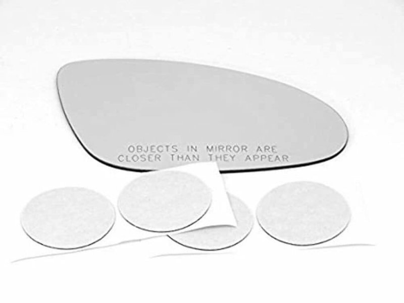 Right Passenger Side Convex Mirror Glass Lens For 07-09 Mb S Class Direct Fit Over With Silicone Adhesive 7 1 8 In Diagonal