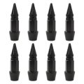 8 Pack Universal Spiked Aluminum Stem Valve Caps Car Wheel Tire Tyre Rim Covers Cap For Cars Motorcycles Trucks Bikes Black 4 5