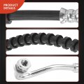 A-premium Front Driver And Passenger Brake Hydraulic Hoses Compatible With Select Chrysler Models Pacifica 2004 2005 2006 2007