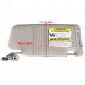 Wflnhb Front Driver Left Side Gray Sun Visor Replacement For Subaru 2005-2009 Outback Legacy 92011ag55aor