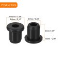 20pcs 1 6 Id 2 8 Drill Hole Rubber Grommets Top Hat Firewall Plug Fit 4mm Wire For Vinyl Tubing In Hydroponic Irrigation