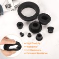 20pcs 1 6 Id 2 8 Drill Hole Rubber Grommets Top Hat Firewall Plug Fit 4mm Wire For Vinyl Tubing In Hydroponic Irrigation