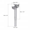Uxcell Forstner Drill Bits 24mm Tungsten Carbide Wood Hole Saw Auger Opener Woodworking Hinge Drilling Boring Bit Cutter 2pcs