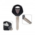 Fsfy Black Motorcycle Blank Key Uncut Blade Replacement For Yamaha Yzf R1 R6 Yzf600 Fz1 Fz6 Mt07 09