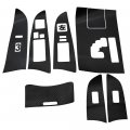 Secosautoparts 5d Car Interior Sticker Carbon Fiber Center Console Trim Panel Cover Compatible With Lexus Is300 Is250 2006-2012