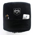 Seat Armour Custom Fit Officially Licensed Center Console Cover With Ram Embroidered Silver Logo For Select Models Bucket Not 