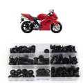 Motorcycle Mounting Kits For Vfr800 2002 2013 Fairing Bolts Kit 10 9 Grade Steel Matte Black Electroplating Full Hardware Pack 