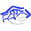 G-plus Silicone Radiator Hose Pipe Kit Clamps Compatible With 1988-1991 Civic Crx Ee Ef Cr-x Base Dx Hf Si Blue