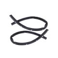 Front Door Trim Seal Pair For Isuzu Npr Nqr Nrr 2008 2021 Gmc Chevy W3500 W4500 W5500 2010 Left And Right Side Rubber Weather 