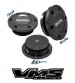 2013-2017 Vms Racing Magnetic Fuel Cap In Gunmetal Anodized Billet Aluminum Compatible With Dodge Ram Cummins Diesel And