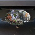 Shenandoah National Park Virginia Va Animals Bear Raccoons Deer Skunk Fox Oval Tow Trailer Hitch Cover Plug Insert
