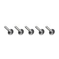 Trim Screw Steel Chrome Finish Phillips Drive Style Zinc Fastener Plating 1 25 Inches Overall Length 