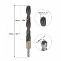 Uxcell High Speed Steel Hex Shank Twist Drill Bit 13mm Drilling Dia With 1 4 Inch 150mm Length