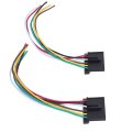 1pair Bulb Holder Wire Connector 13n004 Rear Light Cable Replacement For Mk6 2000 2006