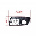 Astra Depot Matte Black Fog Light Grill Cover Hex Style Compatible For 2006-2009 Vw Golf Gti Mk5 Jetta Gli