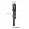 Uxcell Reduced Shank Drill Bit 21mm High Speed Steel Hss 9341 Black Oxide With 1 2 Inch Straight