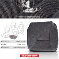 A-premium Front Driver Car Seat Cover Compatible With Dodge Ram 1500 2500 3500 1998 1999 2000 2001 2002 Gray Cloth