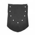Motorcycle Front Fender Flap Qii Lu Pu Mud With Tael For Softail S Dyna S Black
