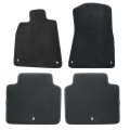 Floor Mats Carpet For Gs300 Gs350 Gs460 4 Piece Set Front And Rear Interior Black Velour Plastic Direct Replacement 