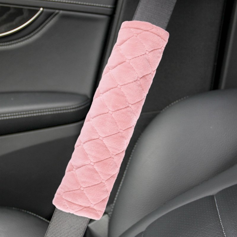 Seat Belt Covers Soft Shoulder Pads For Cars Trucks Suvs And Backpacks 2 Pack Universal Fit Breathable Velvet Padding Dirty