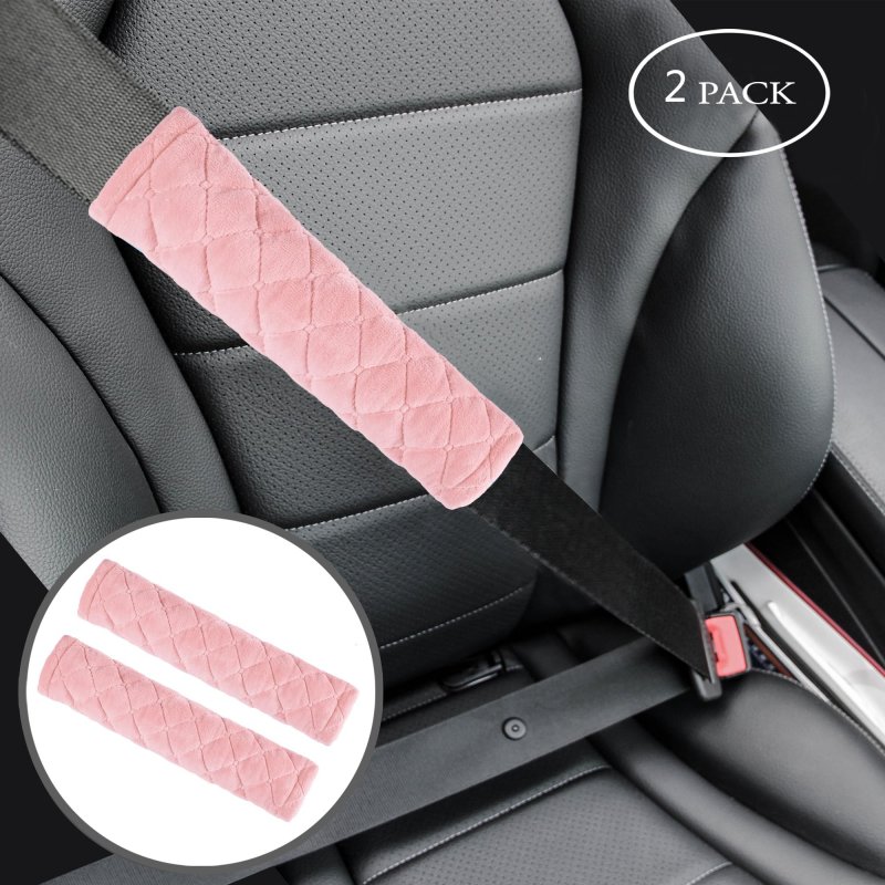 Seat Belt Covers Soft Shoulder Pads For Cars Trucks Suvs And Backpacks 2 Pack Universal Fit Breathable Velvet Padding Dirty