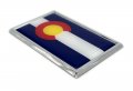 Colorado Flag All Metal Emblem For Cars Trucks And Auto Universal Fit At 3 82 X 2 5 Weatherproof