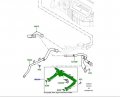Genuine Land Rover Heater Manifold Tube Range 13 On Discovery Rang Sport 14 Lr122710