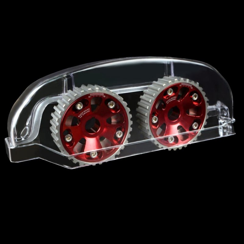 Clear Cam Gear Timing Belt Cover For Mitsubishi Eclipse 4g63 Turbo Dsm 1g Evo 1 2 3