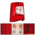 Tail Light Left Side Replacement For 2011-2016 Town And Country Rear Brake Lamp Gm2800295 84365930 Driver Red Clear Plastic