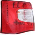 Tail Light Left Side Replacement For 2011-2016 Town And Country Rear Brake Lamp Gm2800295 84365930 Driver Red Clear Plastic
