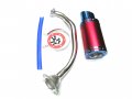 Usonline911 High Performance Exhaust System Muffler For Gy6 50cc-400cc 4 Stroke Scooters Atv Go Kart Red Blue