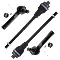 4pc Front Inner And Outer Tie Rod End Es3488 Es3493t For Cadillac Escalade 2002 2006 Chevrolet Silverado 1500 Gmc Sierra 