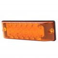 Ocpty 4x 12 Led Amber Trailer Tail Light Kit Rear Brake Stop Turn Signal Number Plate Reverse Utility Rv Boat Truck