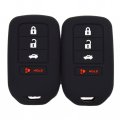 Silicone Remote Key Fob Cover Protector For Honda Accord Civic Cr-v Hr-v Fit Pilot Ridgeline Passport 