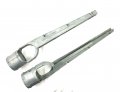 Chain Link Fence Barb Wire Vertical Arms Pressed Steel Fits O D 2-7 8 Round Post 1-5 Inch Cross Rail 