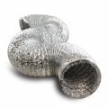 4 Inch Aluminum Hose Flexible Air Duct Pipe For Rigid Hvac Flex Ductwork- 25 Feet Long 