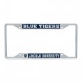 Lincoln University Mo Blue Tigers Metal License Plate Frame For Front Or Back Of Car Officially Licensed Mascot 