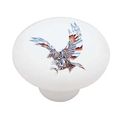 Metal Eagle Decorative High Gloss Ceramic Drawer Knob 