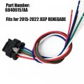 Allmost 68406157aa Rear Taillight Harness Connector Compatible With Jeep Renegade 2015-2022 Black